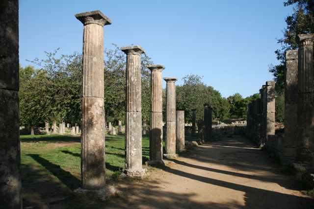 Ancient Olympia - The Palaistra